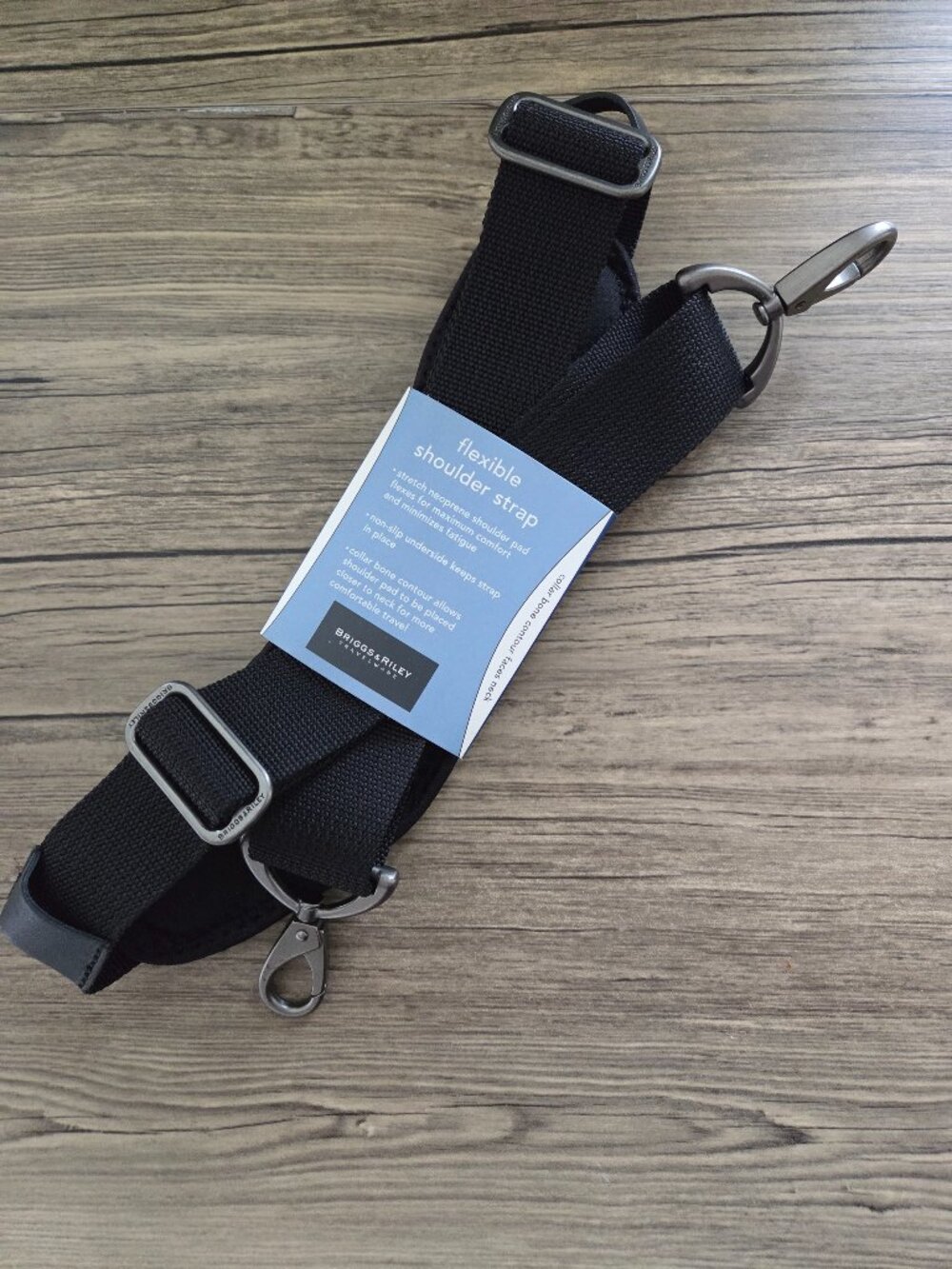 Briggs & Riley @work Black Flexible Black Shoulder Strap